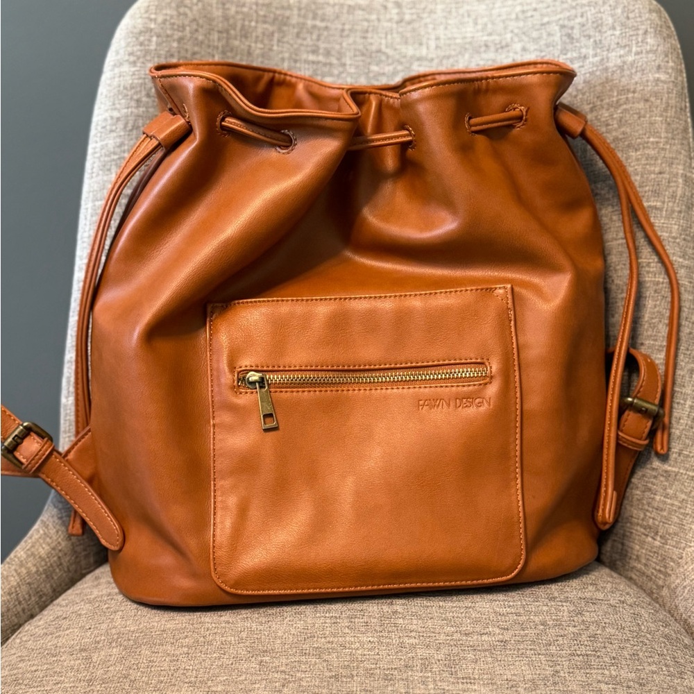 Fawn Design Tan Leather Women's Bag